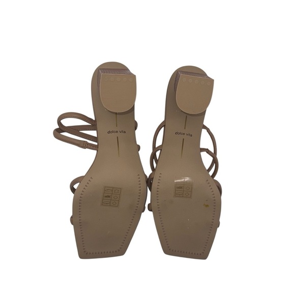 DOLCE VITA Women's Patsi Block Heel Sandal Women’s Size 10 M - Cafe Leather NWOB - Picture 6 of 10